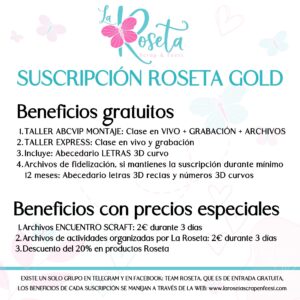 MEMBRESÍA GOLD - ENERO